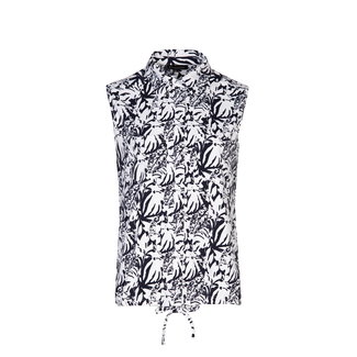 G-Maxx Lieselot blouse zwart/ offwhite, 23ZZG27-001011