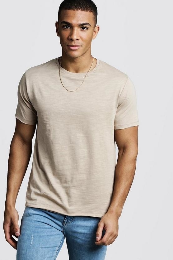 Jako Slub T-Shirt With Raw Edge