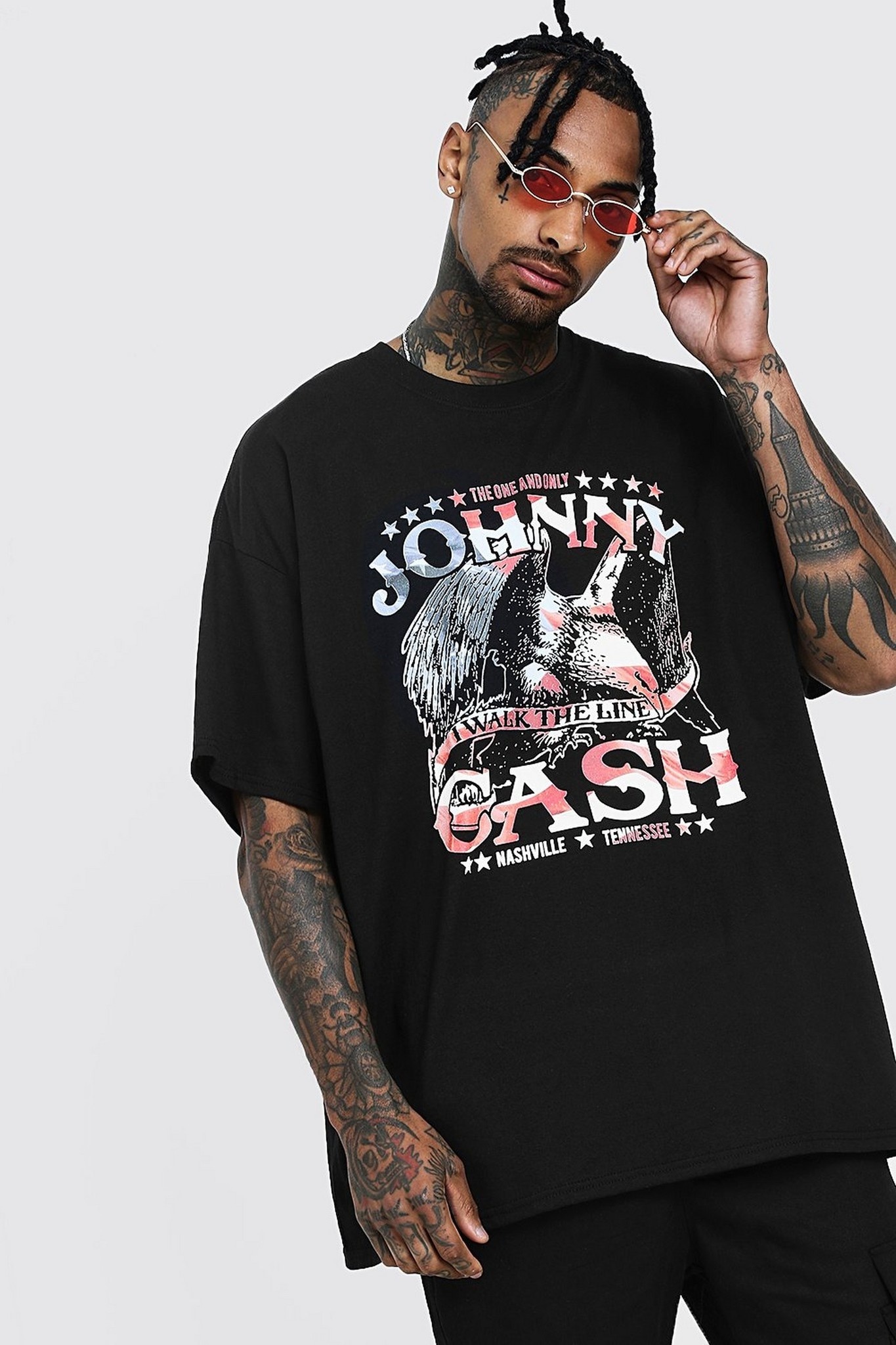 Jako Oversized Johnny Cash License T-Shirt