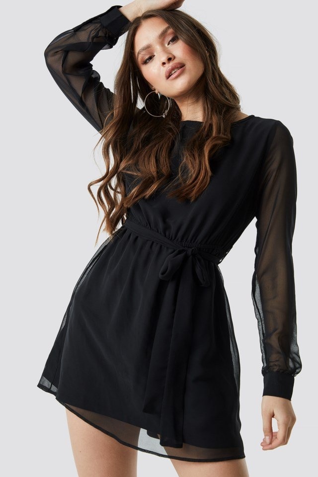 Reebok Chiffon Dress Black