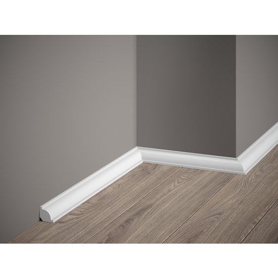 Mardom Decor Afgeronde vloerplint MD001 – 21 x 21 mm, lengte 2 meter