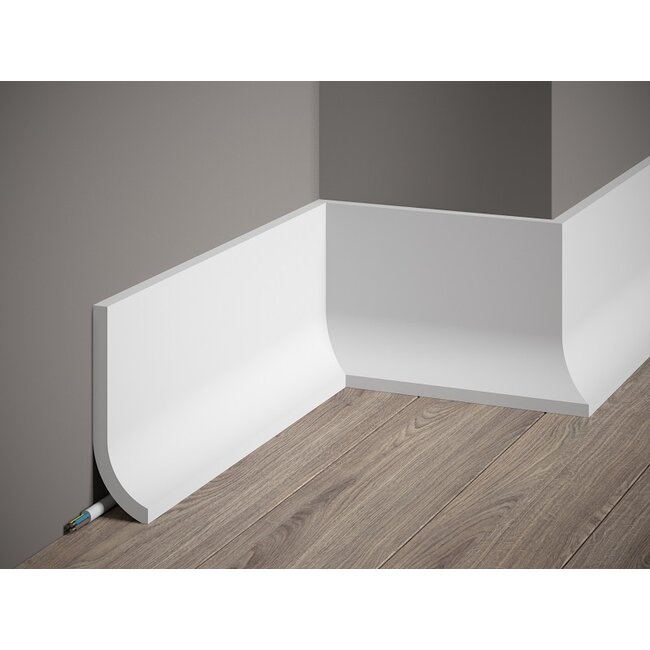 Mardom Decor Skirting QS011 LED (135 x 40 mm), length 2 m