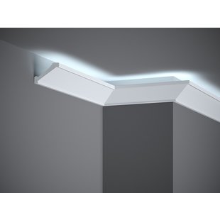 Plint LED MD368 (53 x 50 mm), lengte 2 m