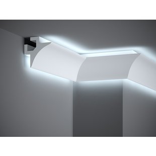 Plint LED QL002 (85 x 85 mm), lengte 2 m