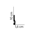 Mardom Decor Skirting QS009 (100 x 16 mm), length 2 m