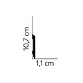 Mardom Decor Skirting MD354 (107 x 11 mm), length 2 m