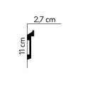 Mardom Decor Plint MD025 LED (110 x 27 mm), lengte 2 m