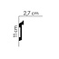 Mardom Decor Plint MD025 LED (110 x 27 mm), lengte 2 m