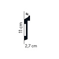 Mardom Decor Plint MD025 LED (110 x 27 mm), lengte 2 m