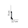 Mardom Decor Plint MD025 LED (110 x 27 mm), lengte 2 m