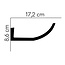 Mardom Decor Plint LED MD362 (86 x 172 mm), lengte 2 m