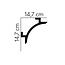 Mardom Decor Plint LED QL001 (147 x 147 mm), lengte 2 m