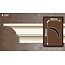 Grand Decor Kroonlijst P922 (40 x 40 mm), polyurethaan, lengte 2 m