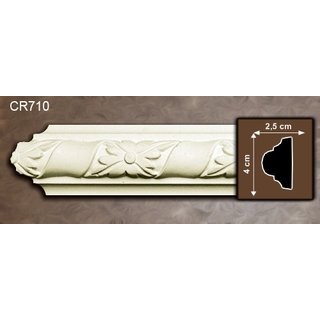 Kaderlijst CR710 (40 x 25 mm), polyurethaan, lengte 2 m