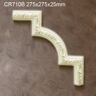 CR710B hoekbochten (275 x 275 mm), polyurethaan, set (4 hoeken)
