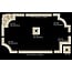 Grand Decor CR710D hoekbochten (235 x 235 mm), polyurethaan, set (4 hoeken)