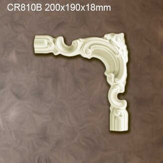 Grand Decor Corner pieces CR810B (200 x 190 mm), polyurethane, set (4 corners)