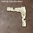 Grand Decor Corner pieces CR810B (200 x 190 mm), polyurethane, set (4 corners)