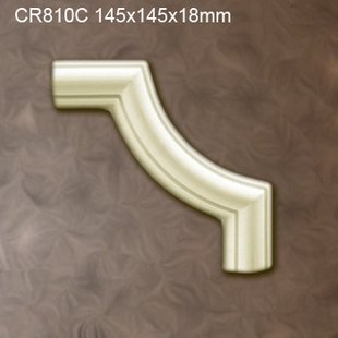 CR810C hoekbochten (145 x 145 mm), polyurethaan, set (4 hoeken)