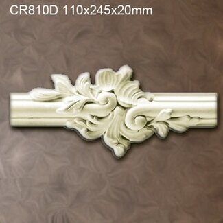 Grand Decor CR810D Sierstukjes (110 x 245 mm), polyurethaan, set (4 stuks) Z104