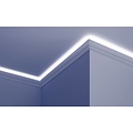 Tesori Polyurethaan - LED sierlijst voor indirecte verlichting, KF701 (70 x 40 mm), lengte 2 m
