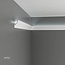 Tesori Polyurethaan - LED sierlijst voor indirecte verlichting, KF701 (70 x 40 mm), lengte 2 m