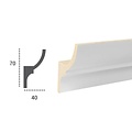 Tesori Polyurethaan - LED sierlijst voor indirecte verlichting, KF701 (70 x 40 mm), lengte 2 m