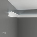 Tesori Polyurethaan - LED sierlijst voor indirecte verlichting, KF702 (80 x 60 mm), lengte 2 m