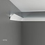 Tesori Polyurethane LED moulding for indirect lighting, KF702 (80 x 60 mm), length 2 m