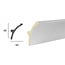 Tesori Polyurethaan - LED sierlijst voor indirecte verlichting, KF702 (80 x 60 mm), lengte 2 m