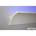 Tesori Polyurethaan - LED sierlijst voor indirecte verlichting, KF702 (80 x 60 mm), lengte 2 m