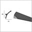 Tesori Polyurethaan - LED sierlijst voor indirecte verlichting, KF702 (80 x 60 mm), lengte 2 m