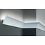 Tesori Polyurethaan - LED sierlijst voor indirecte verlichting, KF702 (80 x 60 mm), lengte 2 m