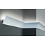 Tesori Polyurethane LED moulding for indirect lighting, KF702 (80 x 60 mm), length 2 m