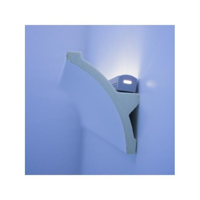 Tesori Polyurethaan - LED sierlijst voor indirecte verlichting, KF702 (80 x 60 mm), lengte 2 m