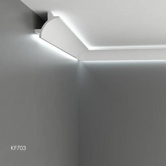 Tesori KF703 (90 x 90 mm), lengte 2 m, polyurethaan LED