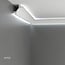 Tesori Polyurethane LED moulding for indirect lighting, KF703 (90 x 90 mm), length 2 m