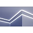 Tesori Polyurethaan - LED sierlijst voor indirecte verlichting, KF703 (90 x 90 mm), lengte 2 m