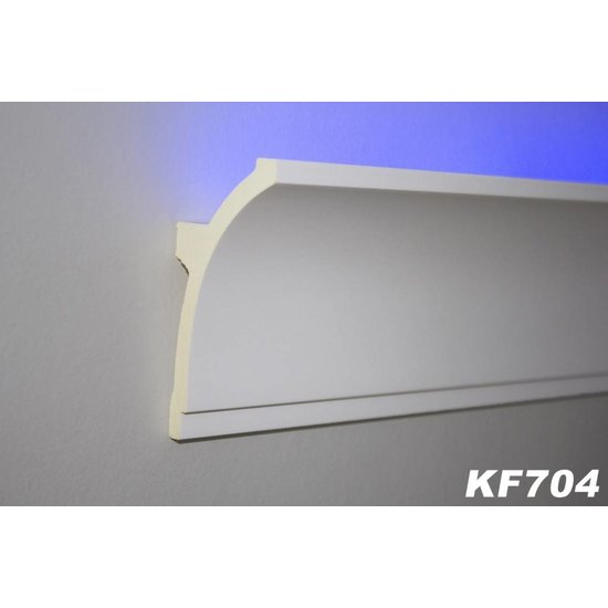 Tesori Polyurethaan - LED sierlijst voor indirecte verlichting, KF704 (100 x 50 mm), lengte 2 m