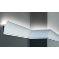 Tesori Polyurethaan - LED sierlijst voor indirecte verlichting, KF704 (100 x 50 mm), lengte 2 m