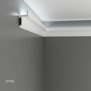KF705 (111 x 60 mm), lengte 2 m, PU - LED sierlijst voor indirecte verlichting