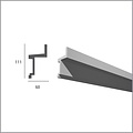 Tesori Polyurethaan - LED sierlijst voor indirecte verlichting, KF705 (111 x 60 mm), lengte 2 m