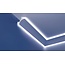 Tesori Polyurethaan - LED sierlijst voor indirecte verlichting, KF706 (115 x 115 mm), lengte 2 m
