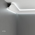 Tesori Polyurethaan - LED sierlijst voor indirecte verlichting, KF706 (115 x 115 mm), lengte 2 m
