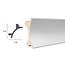 Tesori Polyurethaan - LED sierlijst voor indirecte verlichting, KF706 (115 x 115 mm), lengte 2 m