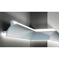 Tesori Polyurethaan - LED sierlijst voor indirecte verlichting, KF706 (115 x 115 mm), lengte 2 m