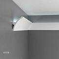 Tesori Polyurethaan - LED sierlijst voor indirecte verlichting, KF708 (140 x 106 mm), lengte 2 m