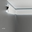 Tesori Polyurethane LED moulding for indirect lighting, KF709 (150 x 40 mm), length 2 m
