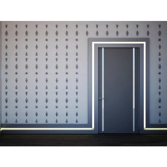 Art Decor Ornamenten A698 polyurethaan wand, plafond (set à 2 stuks)