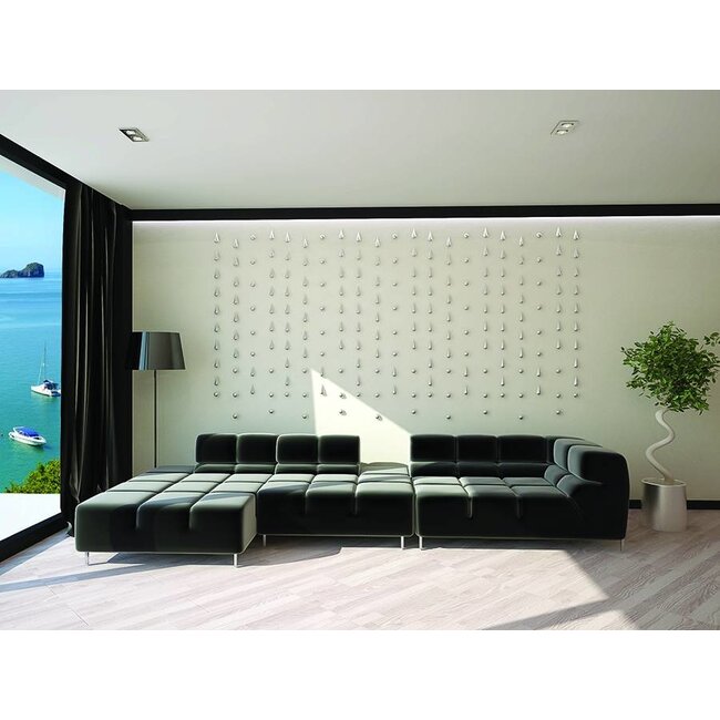 Art Decor Ornamenten A699 polyurethaan wand, plafond (set à 2 stuks)